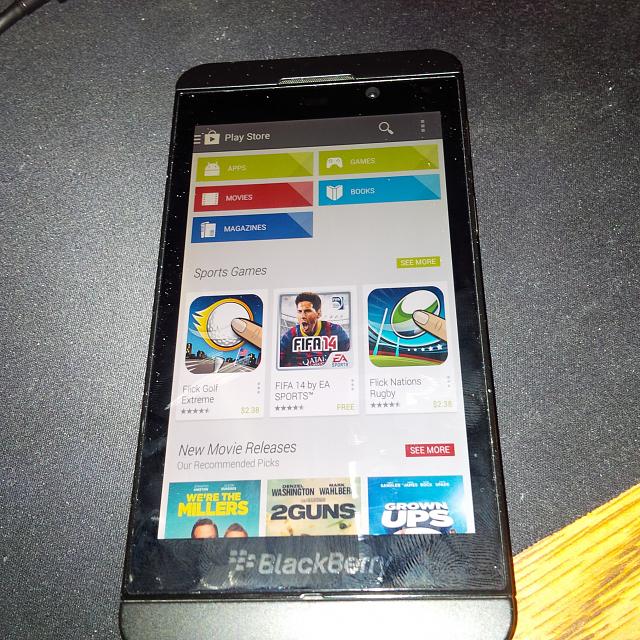 play store Blackberry z10