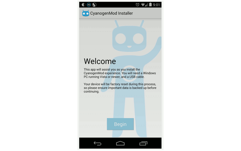 cyanogenMod installer app