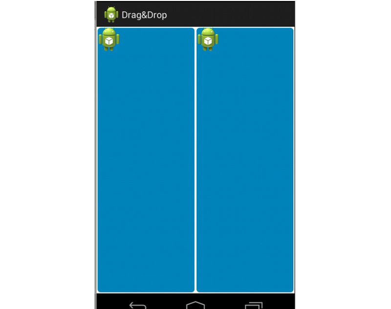 drag and drop android