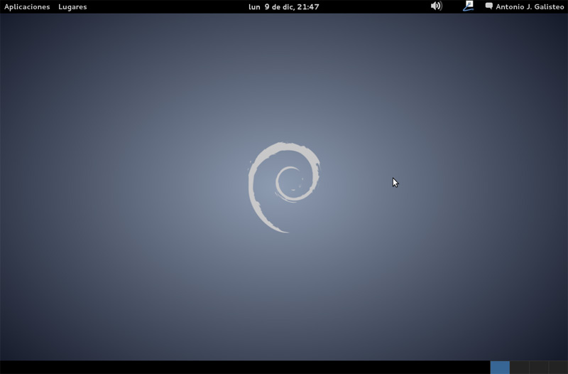 debian gnome