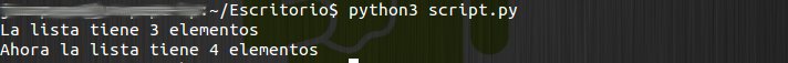 funcion append en python