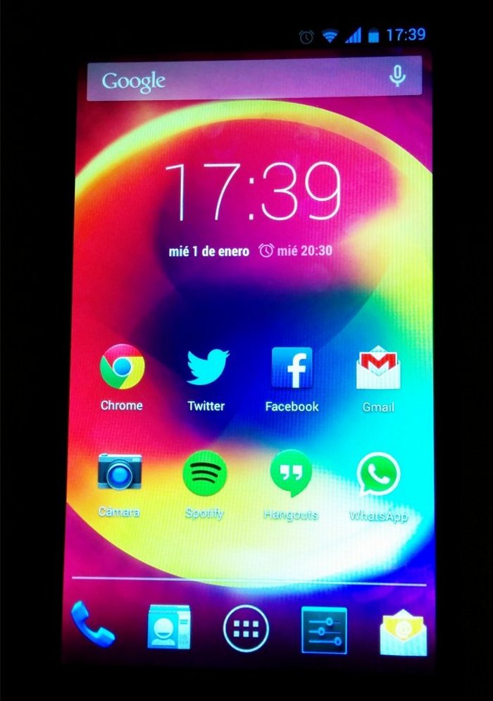 bq aquaris 5 hd pantalla