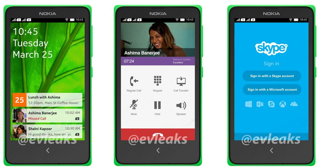 nokia normandy con android