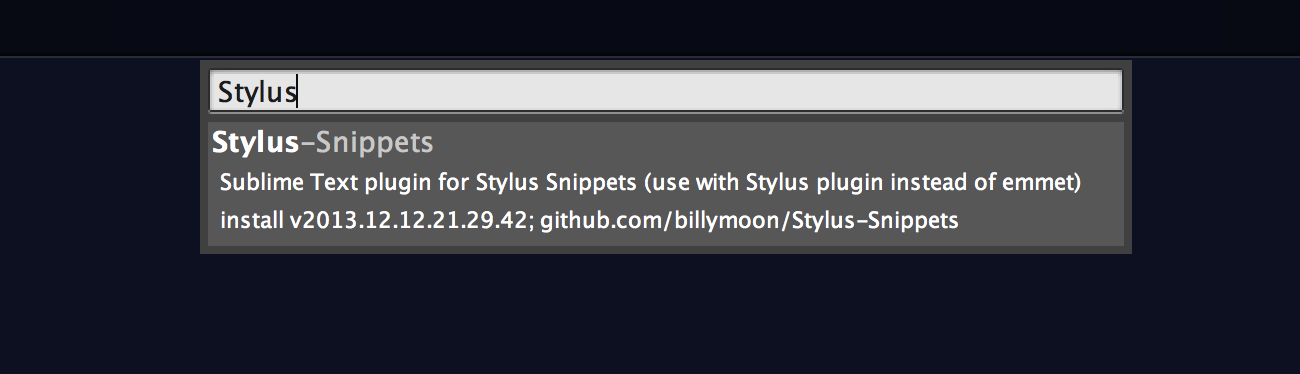 sintaxis stylus sublime text