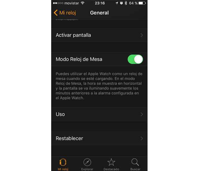 apple watch restablecer fabrica