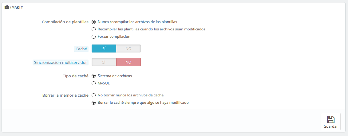 compilar tpl prestashop plantilla