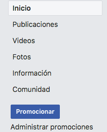 Cómo eliminar pestañas del menu de una fanpage en facebook