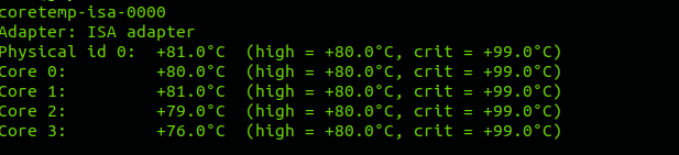 Cómo ver la temperatura del procesador desde la consola