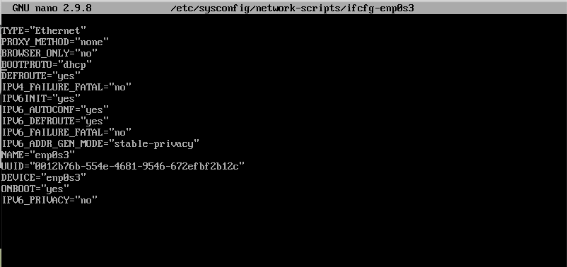 Cómo cambiar la ip de CentOS 7 y CentOS 8 desde la consola. DHCP