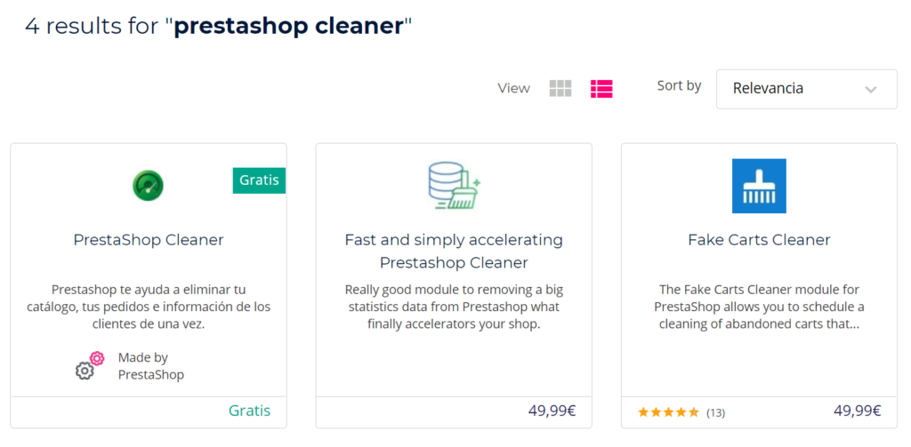 Cómo eliminar los datos de prueba de Prestashop