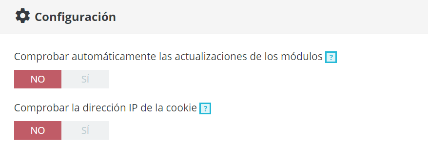 Cómo desactivar el checkeo de IP en la cookie de Prestashop