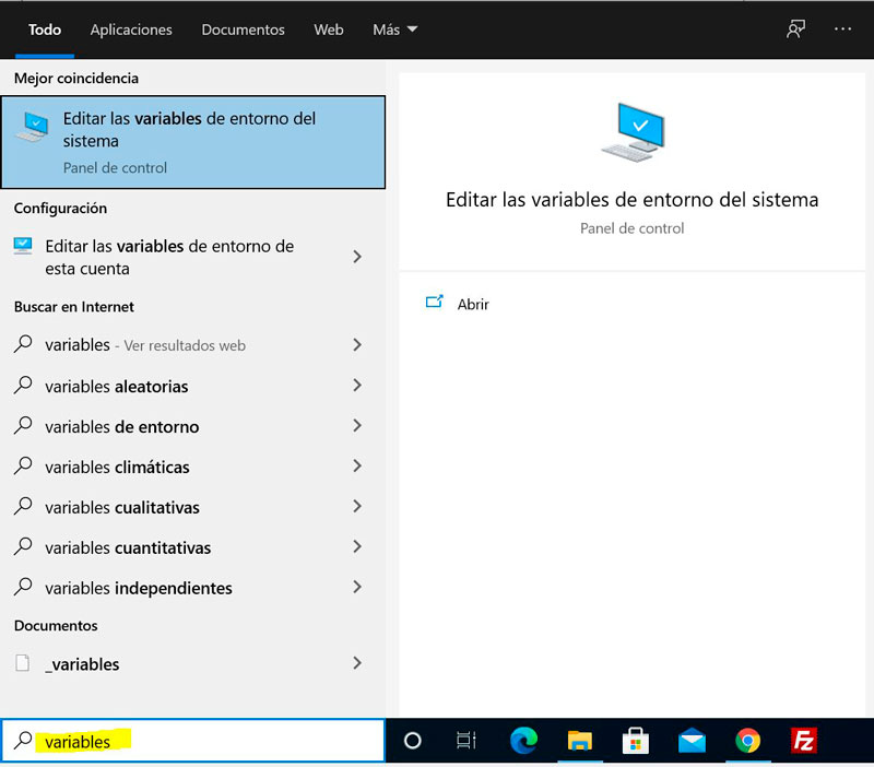 dart path variables del sistema