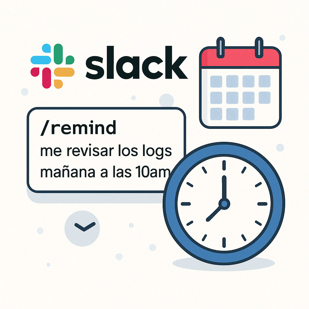 Cómo programar un recordatorio en Slack paso a paso